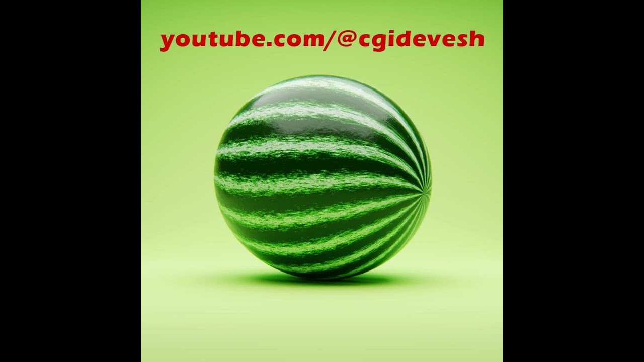 Watermelon Texture #shorts #blender #blender3d #3dmodeling #blendertutorial #youtubeshorts
