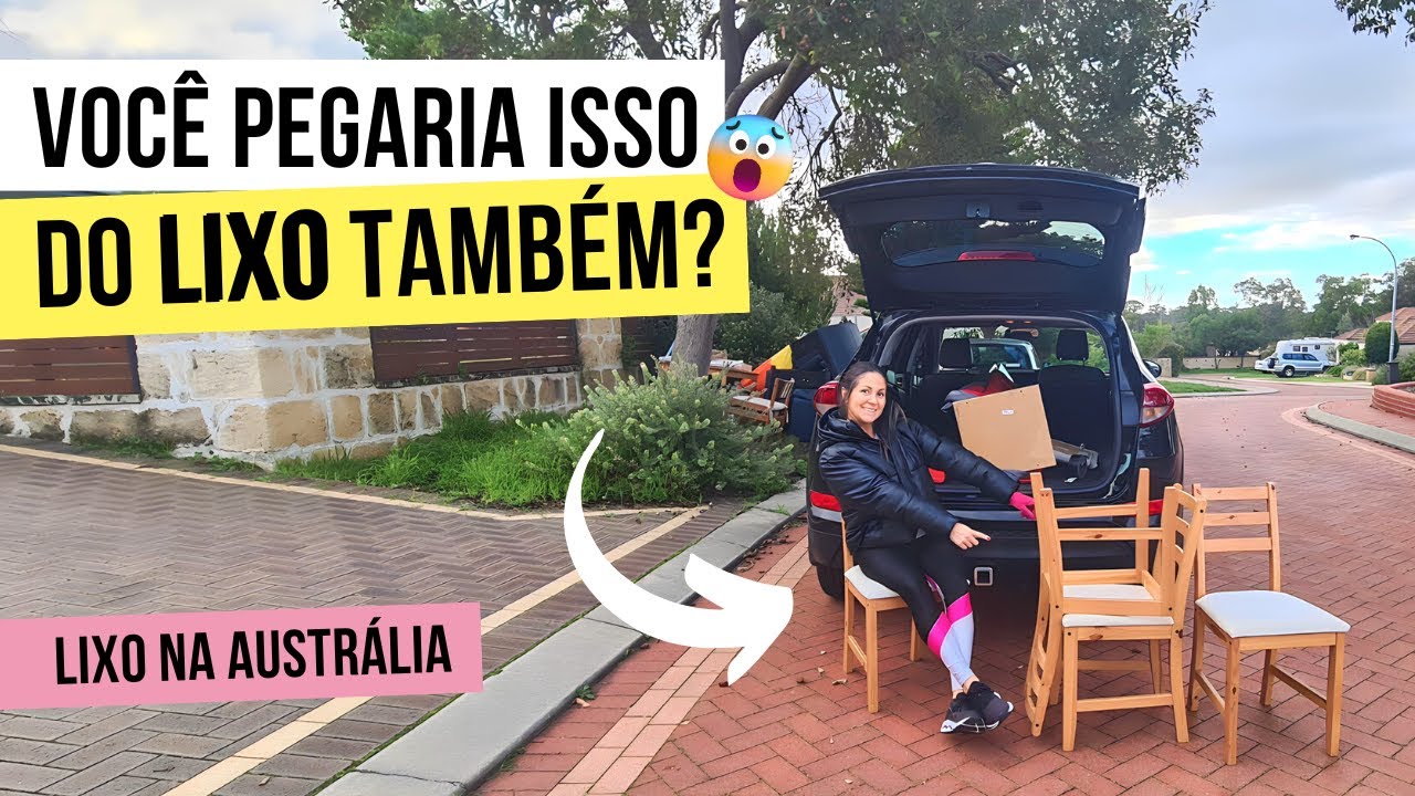 LIXO NA AUSTRALIA - VOCÊ PEGARIA ISSO DO LIXO TAMBÉM? Ep 47