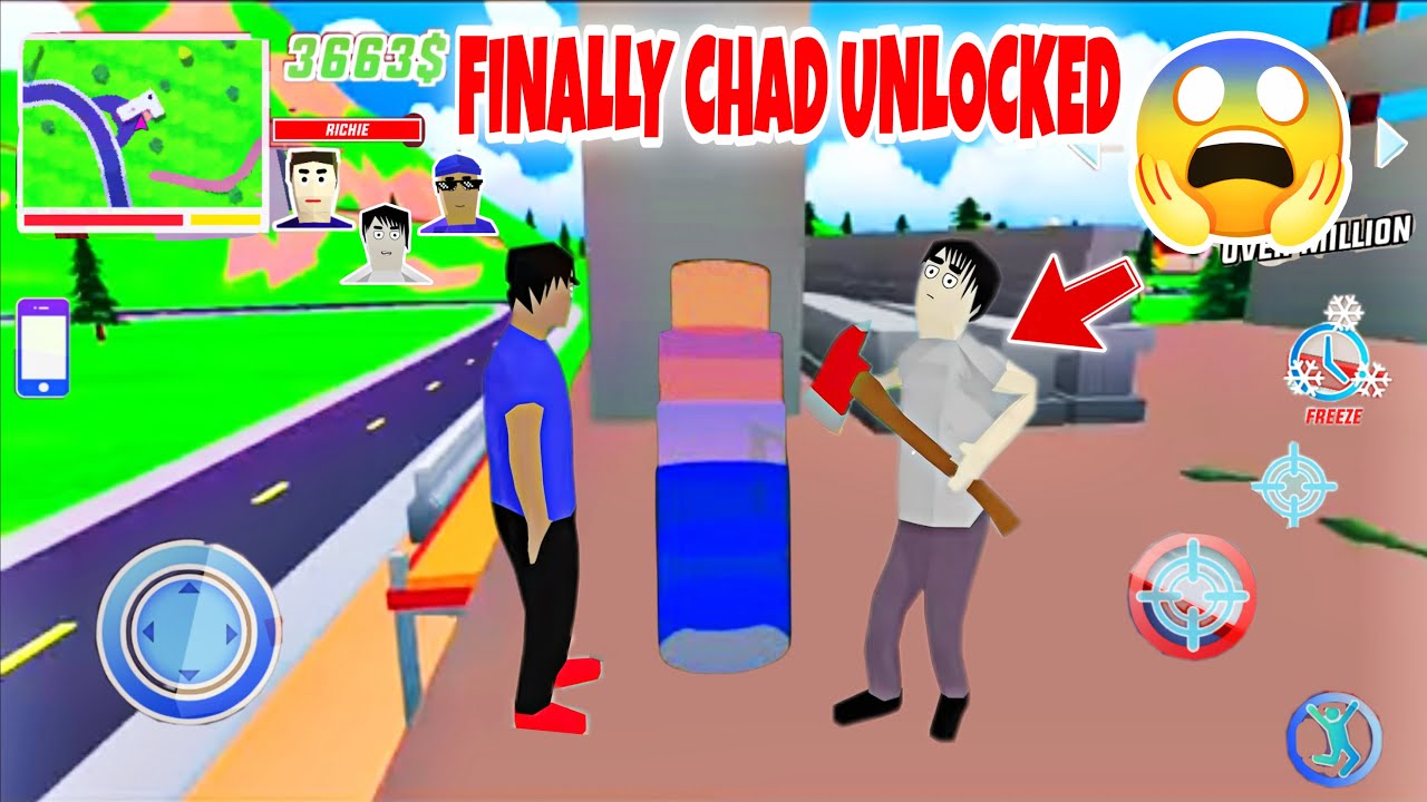 😍Finally Chad Mission UNLOCKED 😱 All Characters Revealed | Dude Theft Wars - CHM JALAL