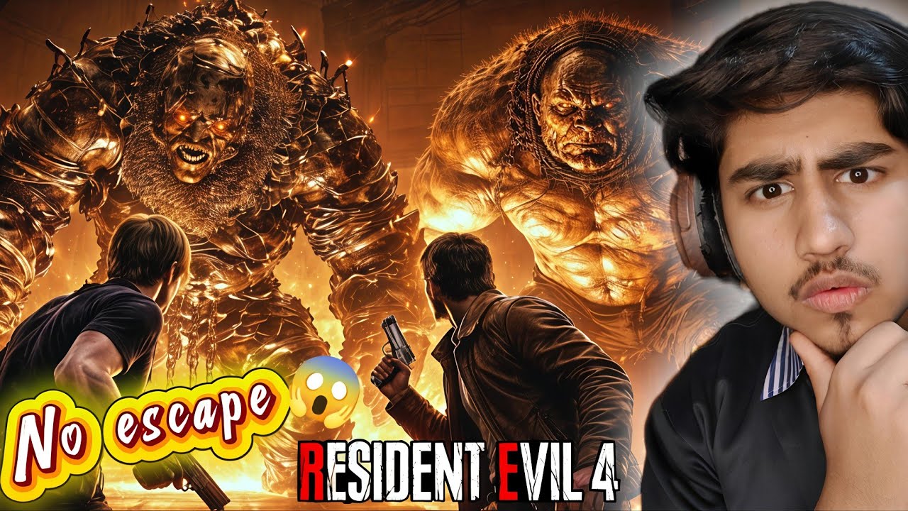 2 GIANT MONSTERS vs Leon & Luis 😱 | Resident Evil 4 Remake PS5 