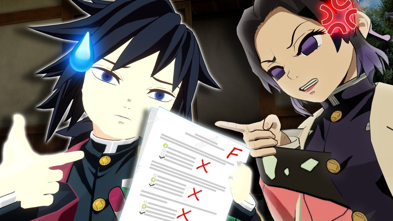 GIYUU SACA MALA NOTA EN EL EXAMEN FINAL!