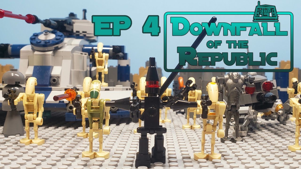 Падение Республики — Эпизод 4 (Охота) — Lego Star Wars, покадровая анимация