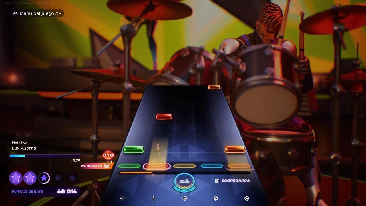Fortnite Festival - Lux Æterna by Metallica - on drums