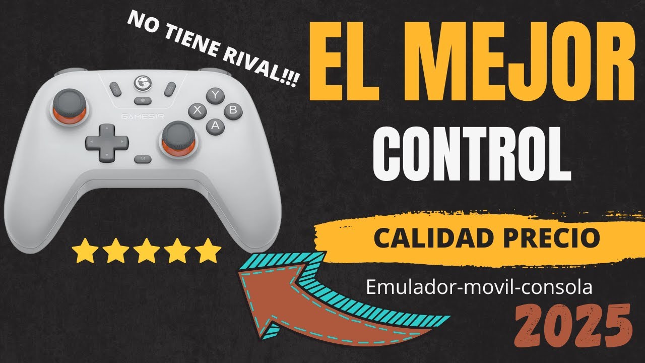 Probe el mando GameSR nova lite en 2025 y aun es el mejor!