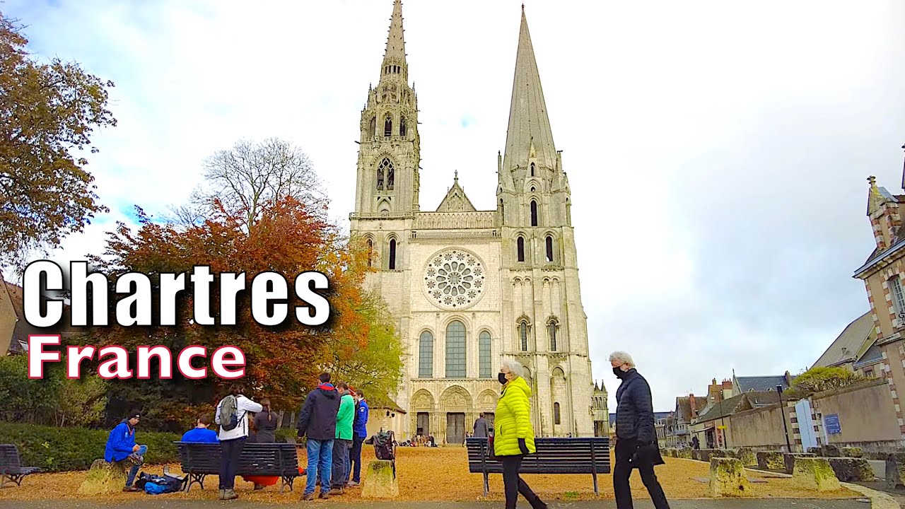 Chartres, France - City Walk [4K UHD]