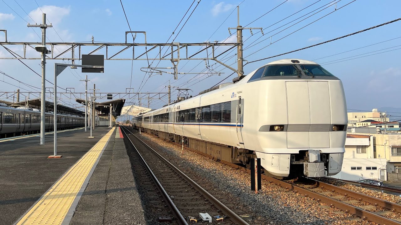 【能登地震被災編成😢】681系W08編成　廃車回送(吹田入場)