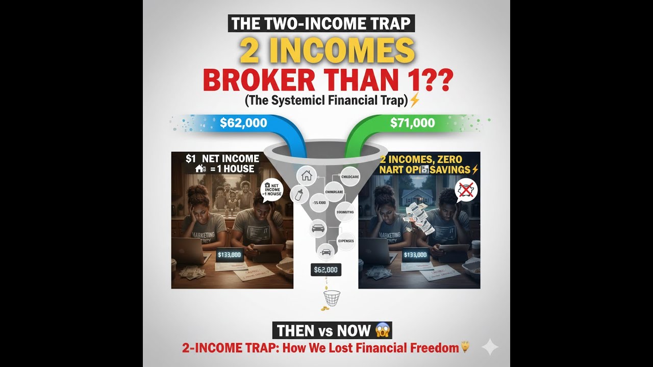 Why 2 Incomes Leave You BROKER Than 1? (The Systemic Financial Trap
