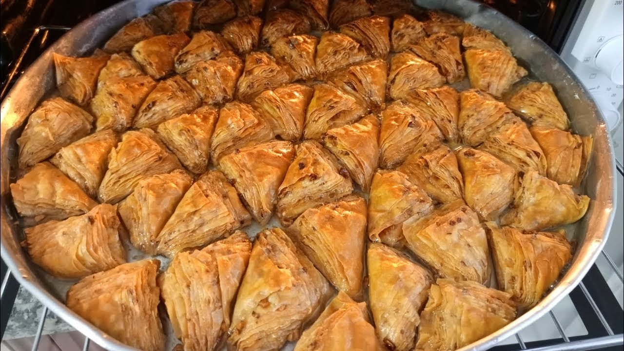 Çıtır Çıtır Ev Baklavası Tarifi 💯 Hem Görüntüsüyle Hemde Tadıyla Efsane bir Baklava 