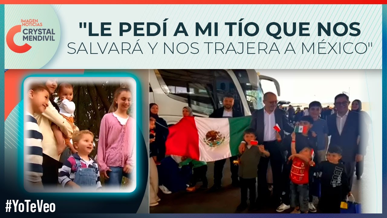 Familia Abed: Sus primeros días en México tras huir de Gaza | Noticias con Crystal Mendivil