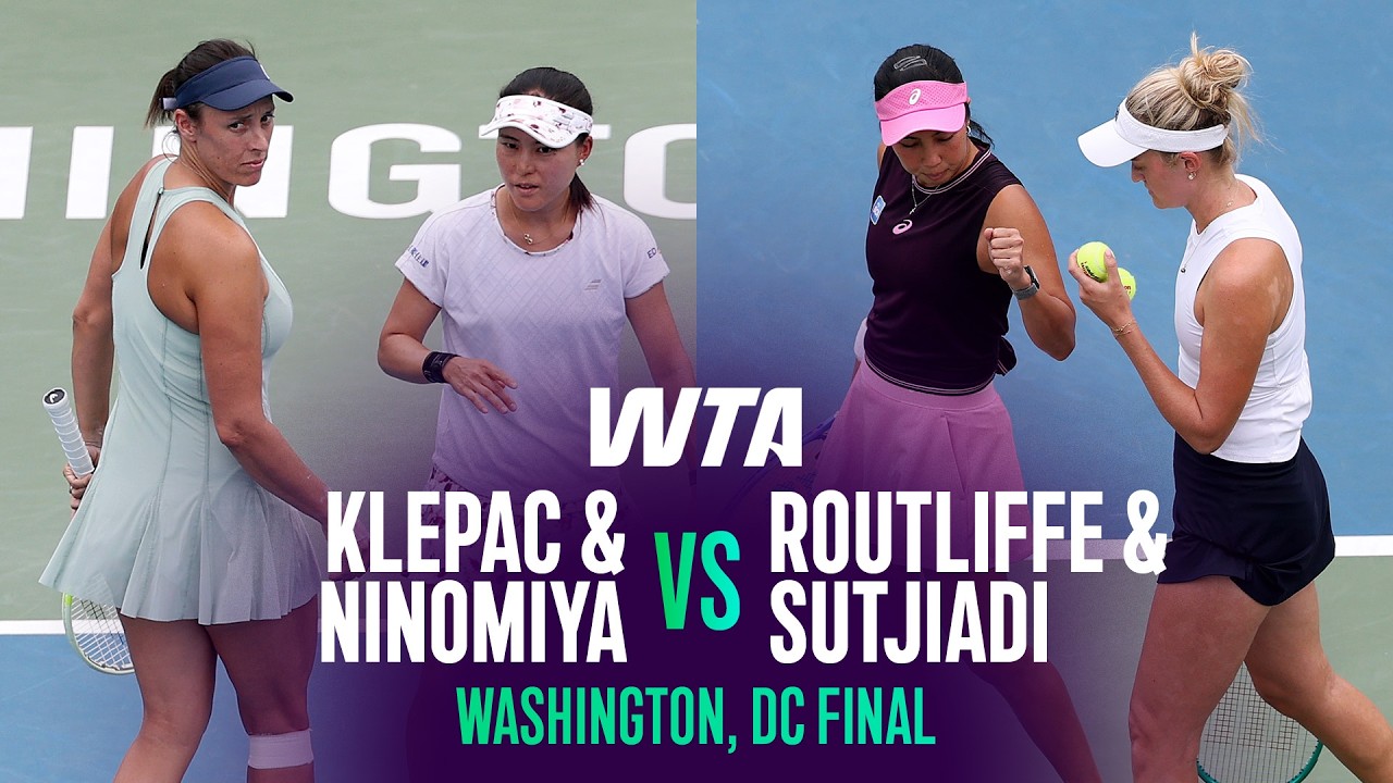 Klepac/Ninomiya vs. Routliffe/Sutjiadi | 2026 Washington, DC Final | WTA Match Highlights