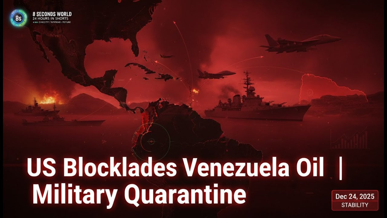 US Blockades Venezuela Oil | Military Quarantine | Dec 24, 2025
