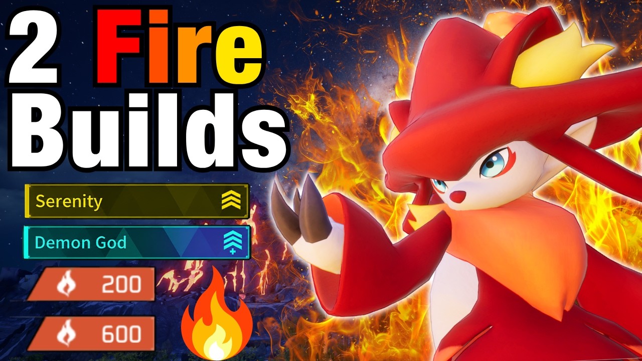 2 Strongest FIRE DAMAGE BUILDS in Palworld 1.0