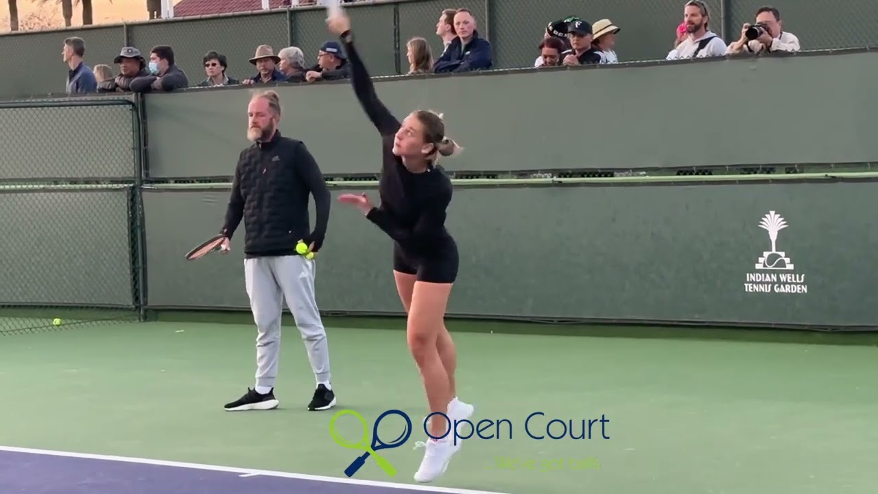 Marta Kostyuk at Indian Wells