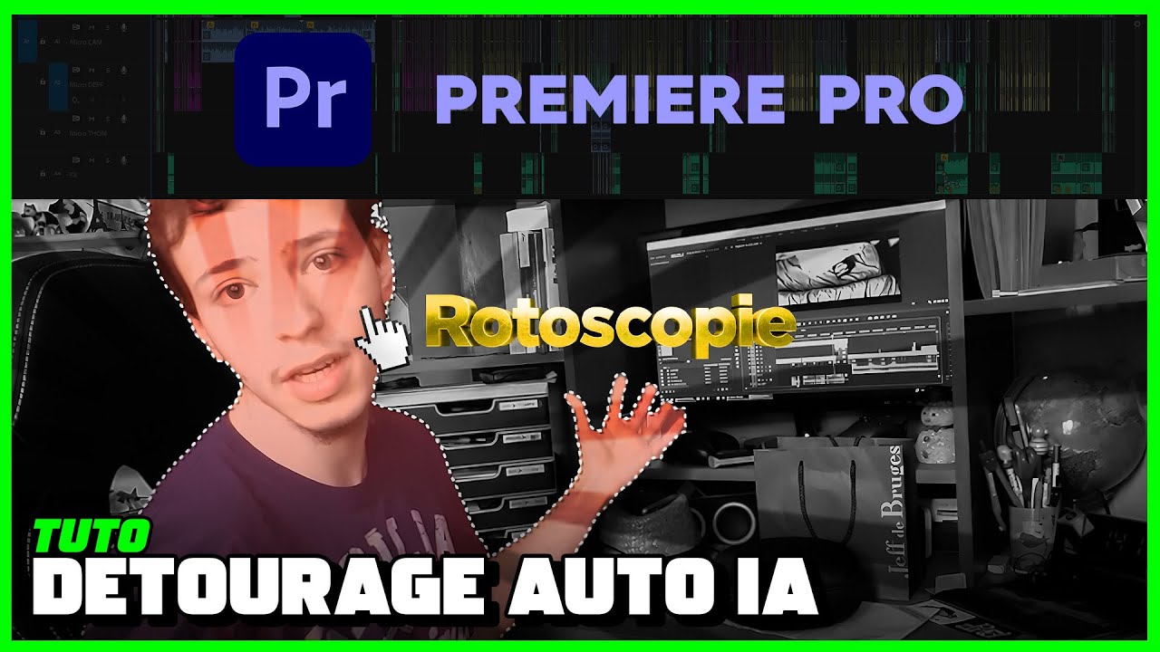 Détourage AUTOMATIQUE par IA sur Premiere Pro