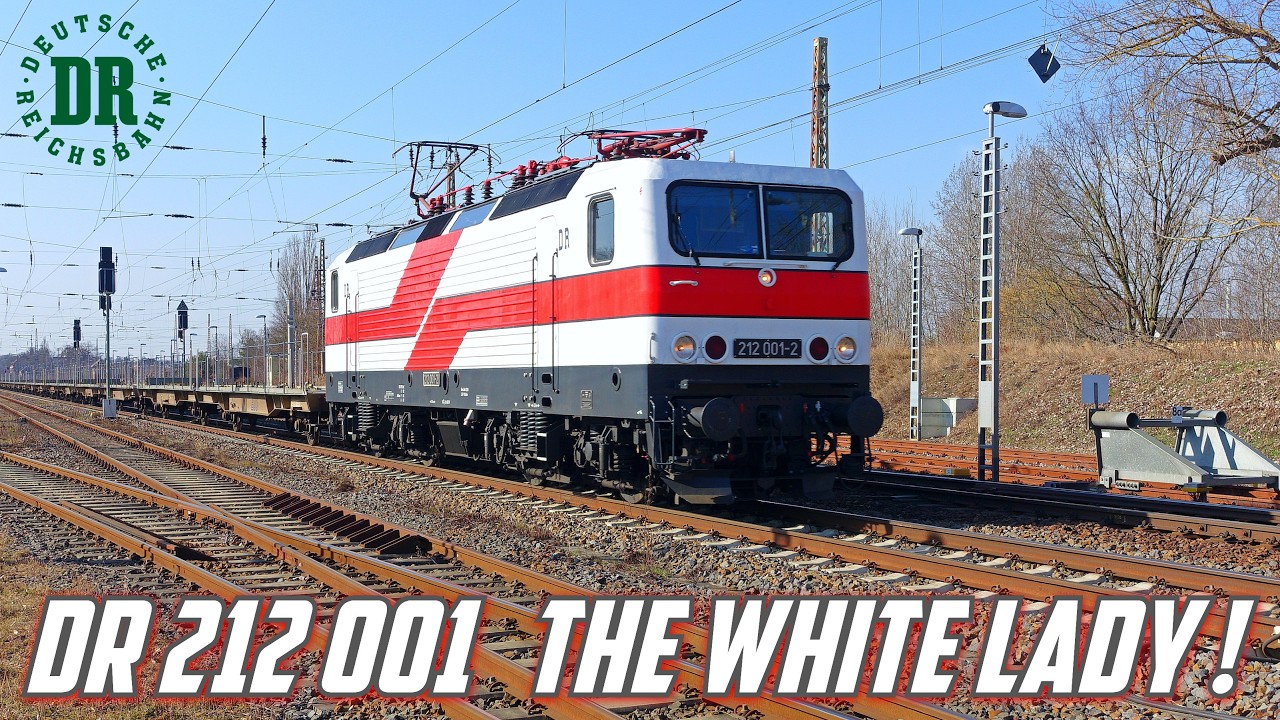 DeltaRail 212 001 Die Wei&szlig;e Lady! Die Lady aller Ladys! Ostlokwahnsinn auf der Halle-Sorauer Bahn!