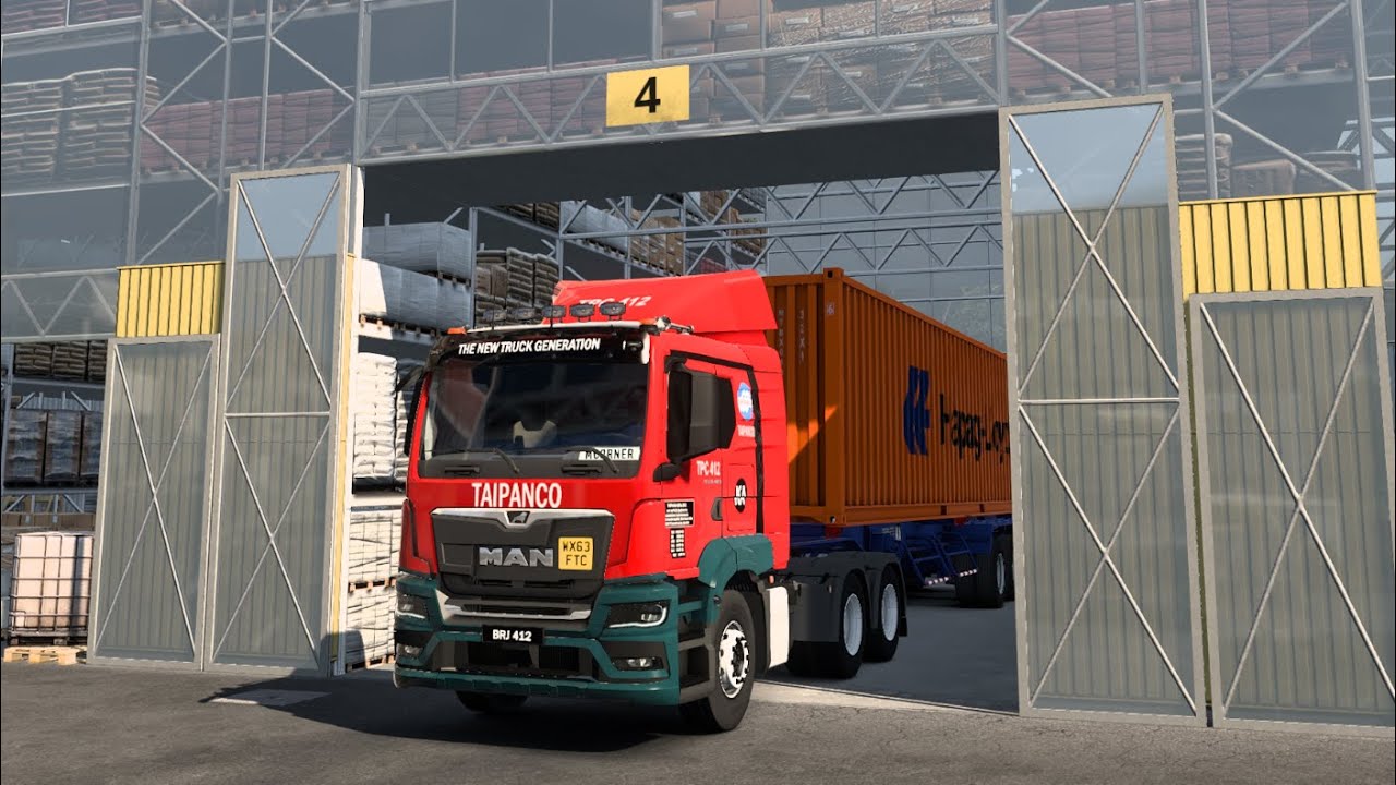 MAN TGS 480 / CONTAINERS 40 FEET  3 AXLE / MALAYSIAN MOD / ETS2