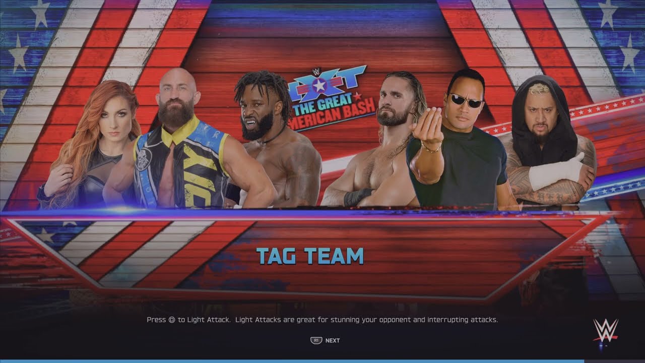 Team backy linch vs team seth freaking rolling... Wwe2k25 