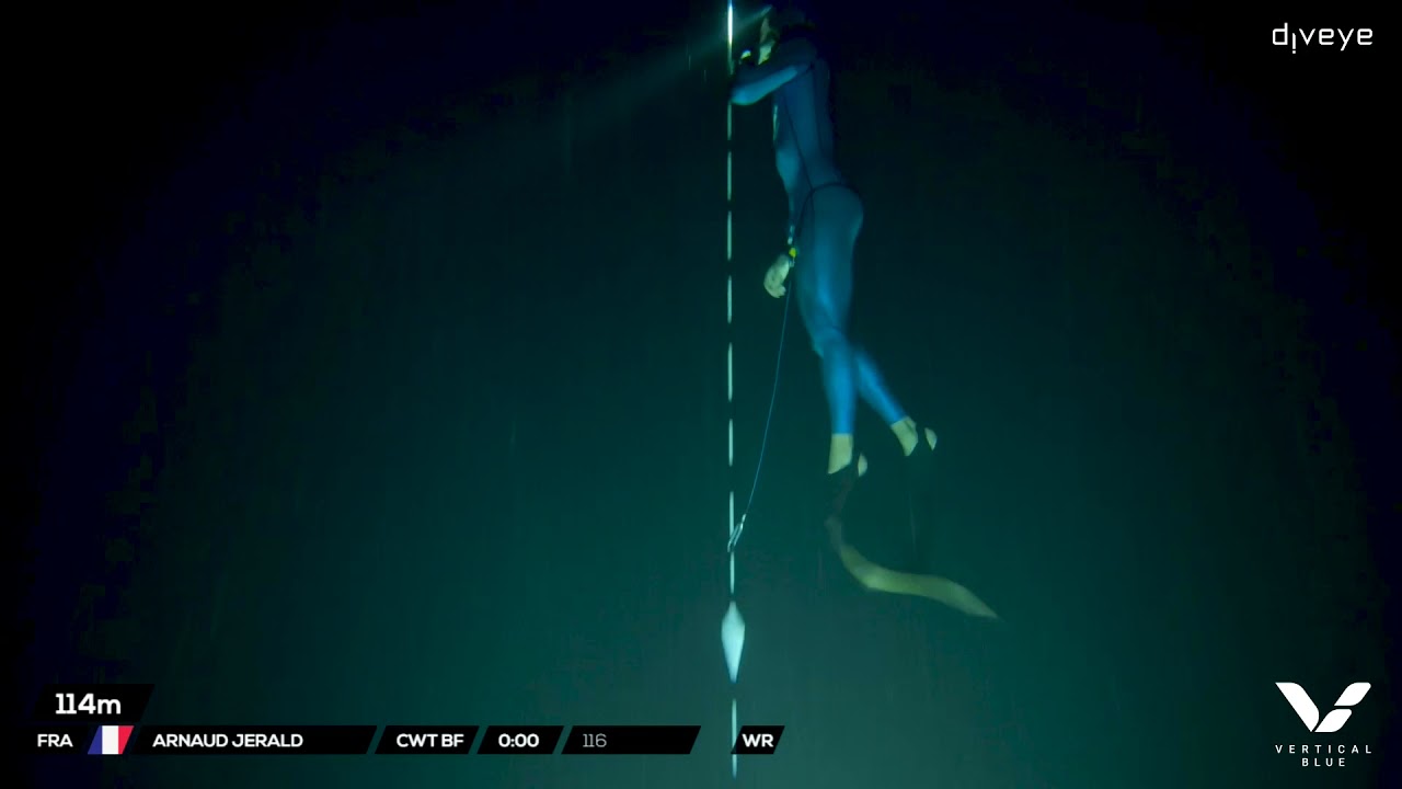 Arnaud Jerald NEW WORLD RECORD 116m CWTB Vertical Blue 2021