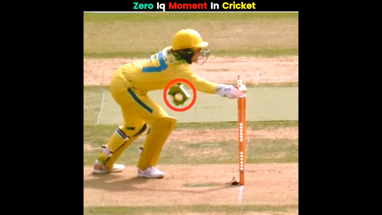 Zero Iq Moments in Cricket #shorts