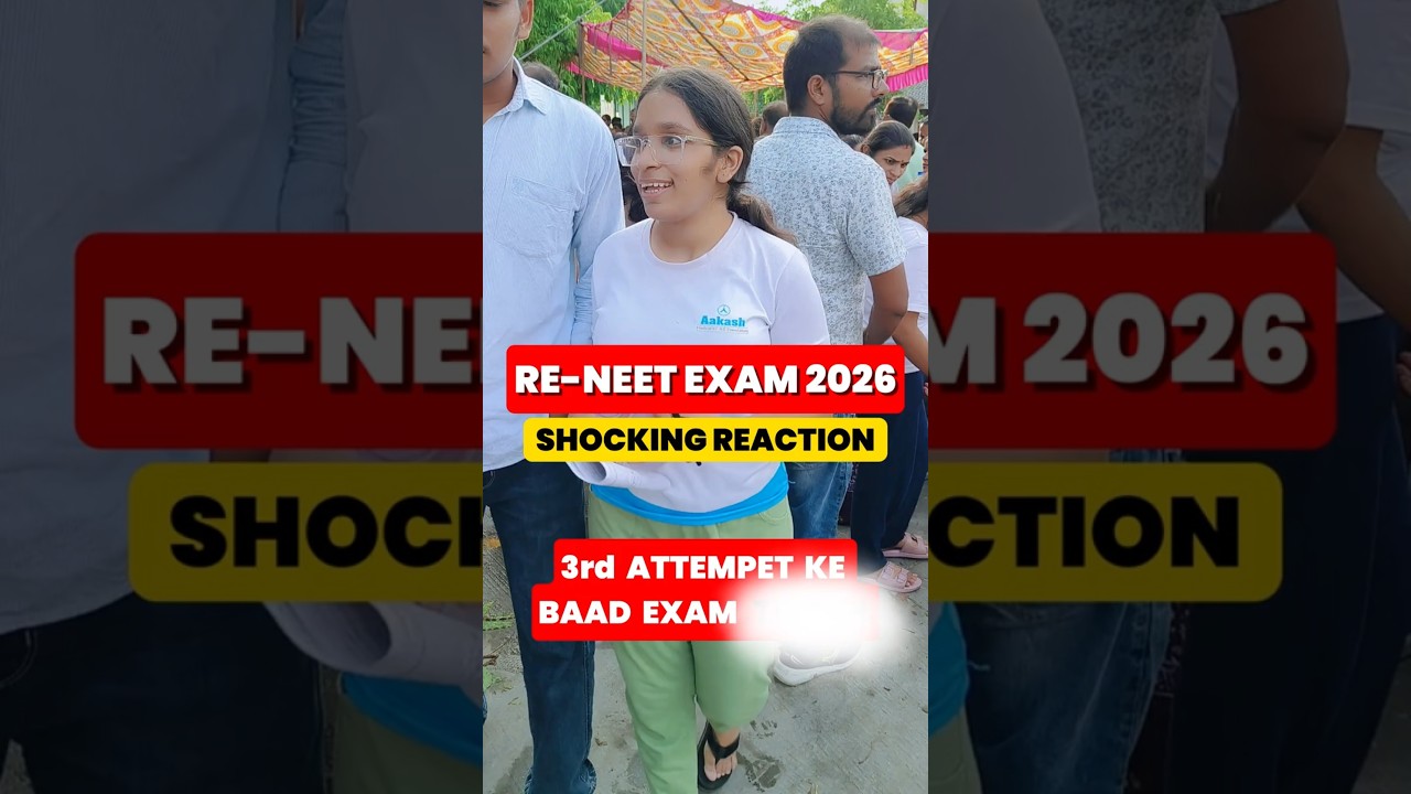 RE- NEET 2026 Paper Reaction after Exam in Kota |  Student Share Experience #reneetexam2026 #reneet