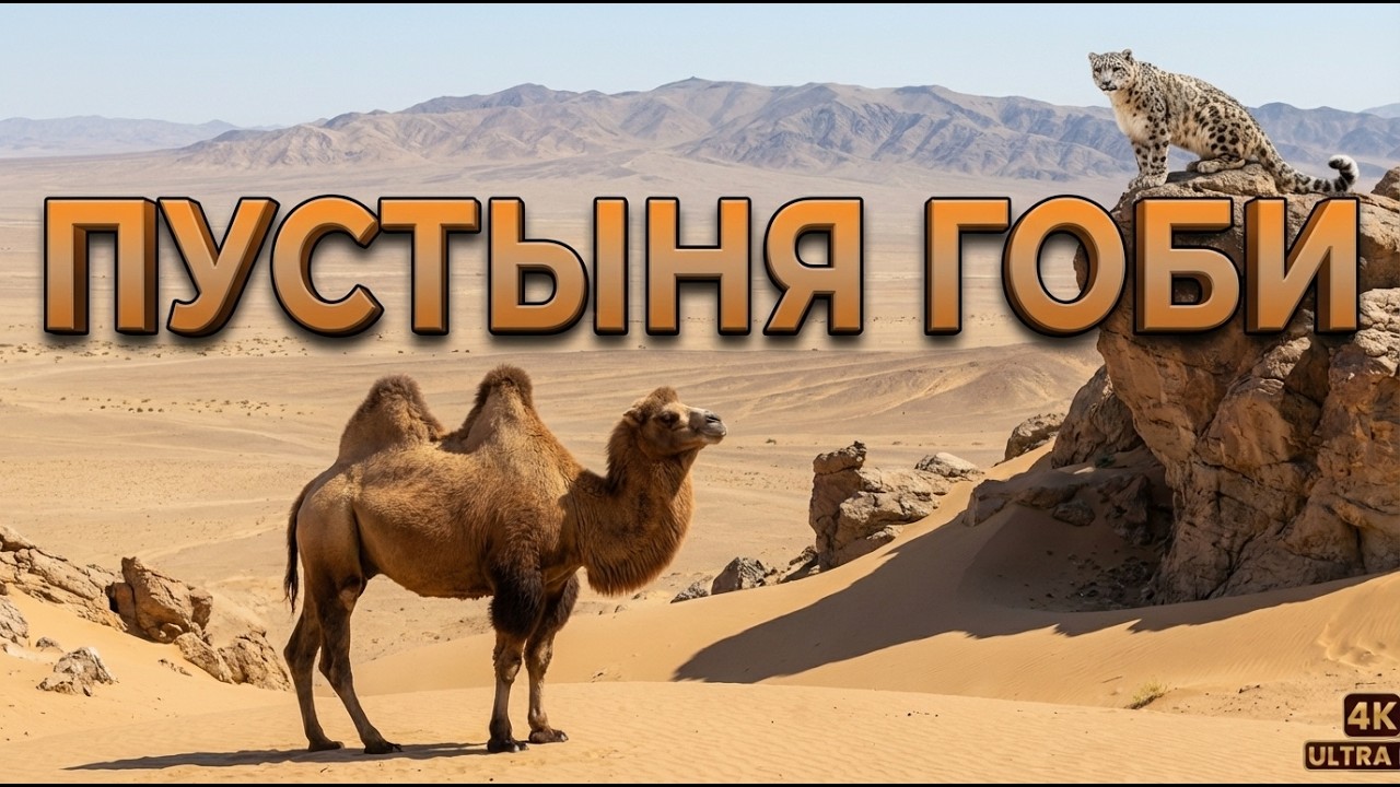 Пустыня Гоби. Тайны холодной пустыни Азии! | Реальный сюжет | Документальный фильм о дикой природе