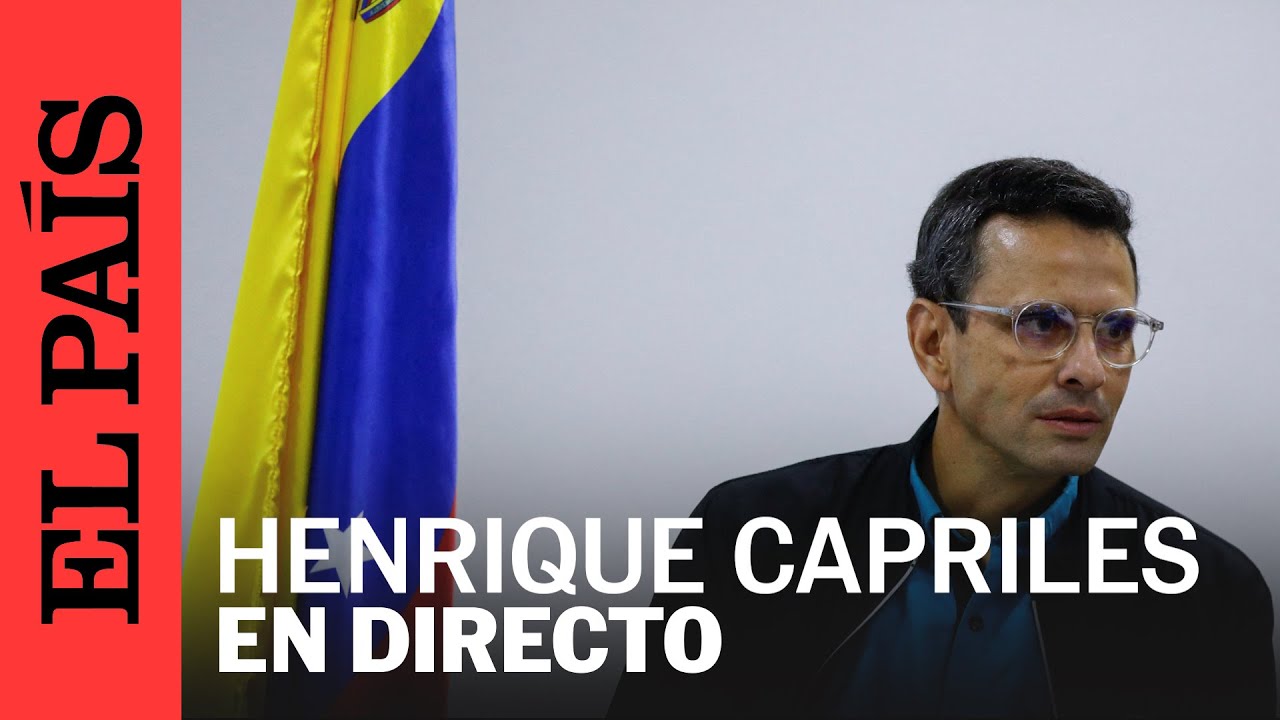 DIRECTO | HENRIQUE CARPILES, diputado de la OPOSICIÓN de VENEZUELA, en rueda de PRENSA | EL PAÍS