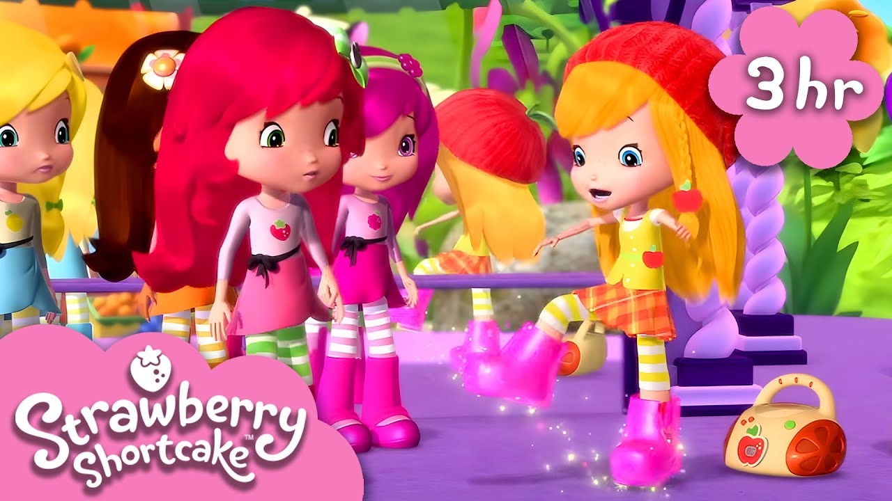 Dancing Disaster! 🍓 Strawberry Shortcake 🍓 International Dance Day Compilation 🍓 Kids Show