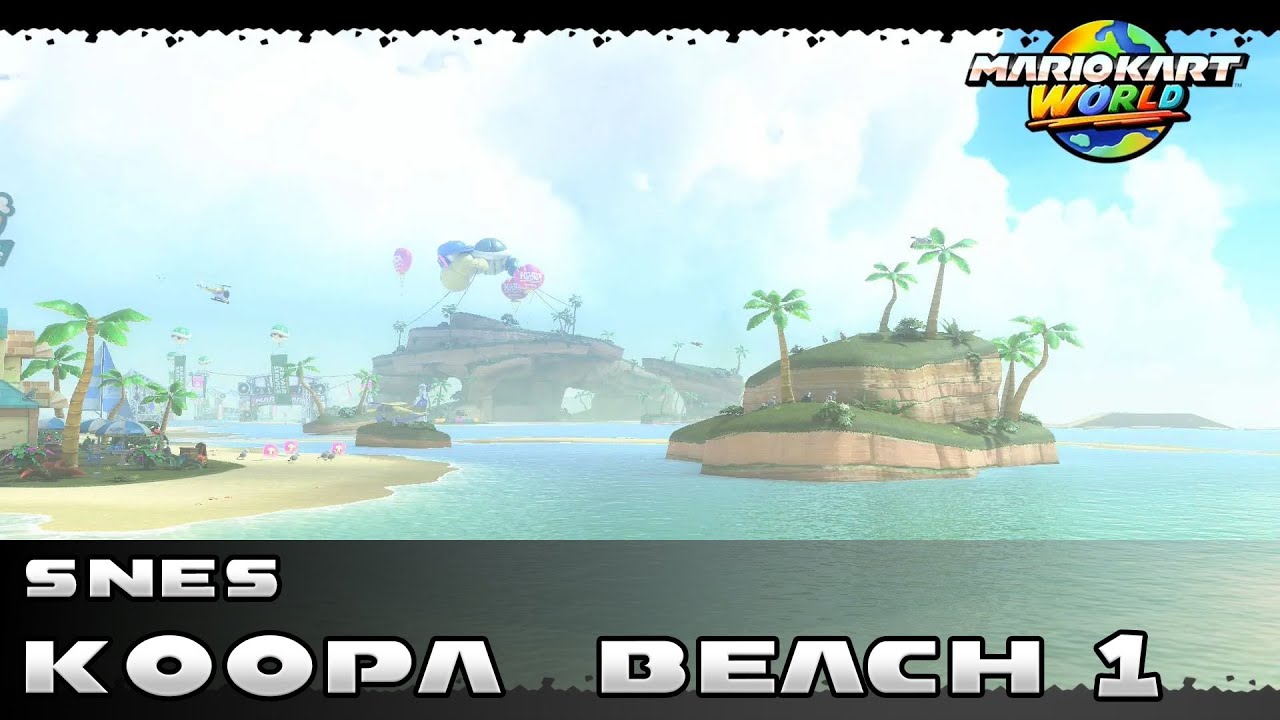 SNES Koopa Beach 1 - Mario Kart World