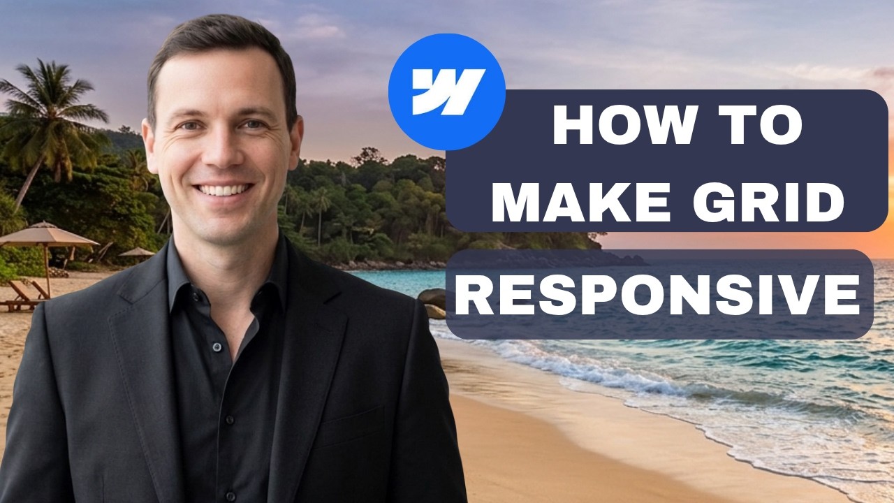 How to make Grid Responsive in Webflow (full guide)