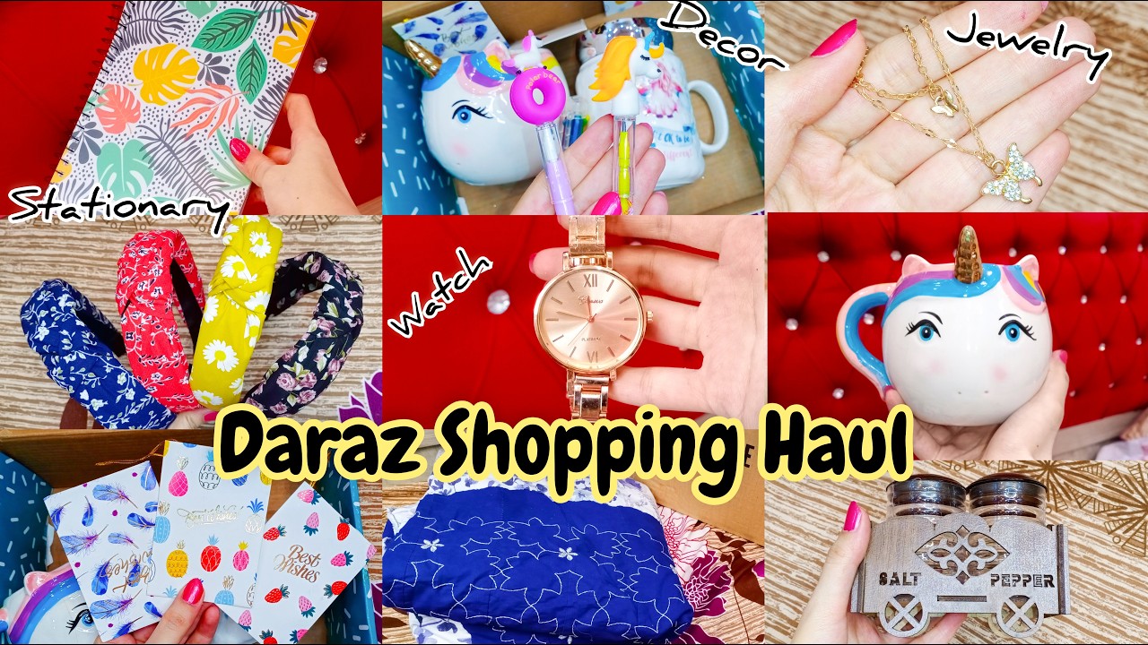*HUGE* Daraz Shopping Haul 🛍️🛒 || Eid Sale ✨ || Upto 80% Off