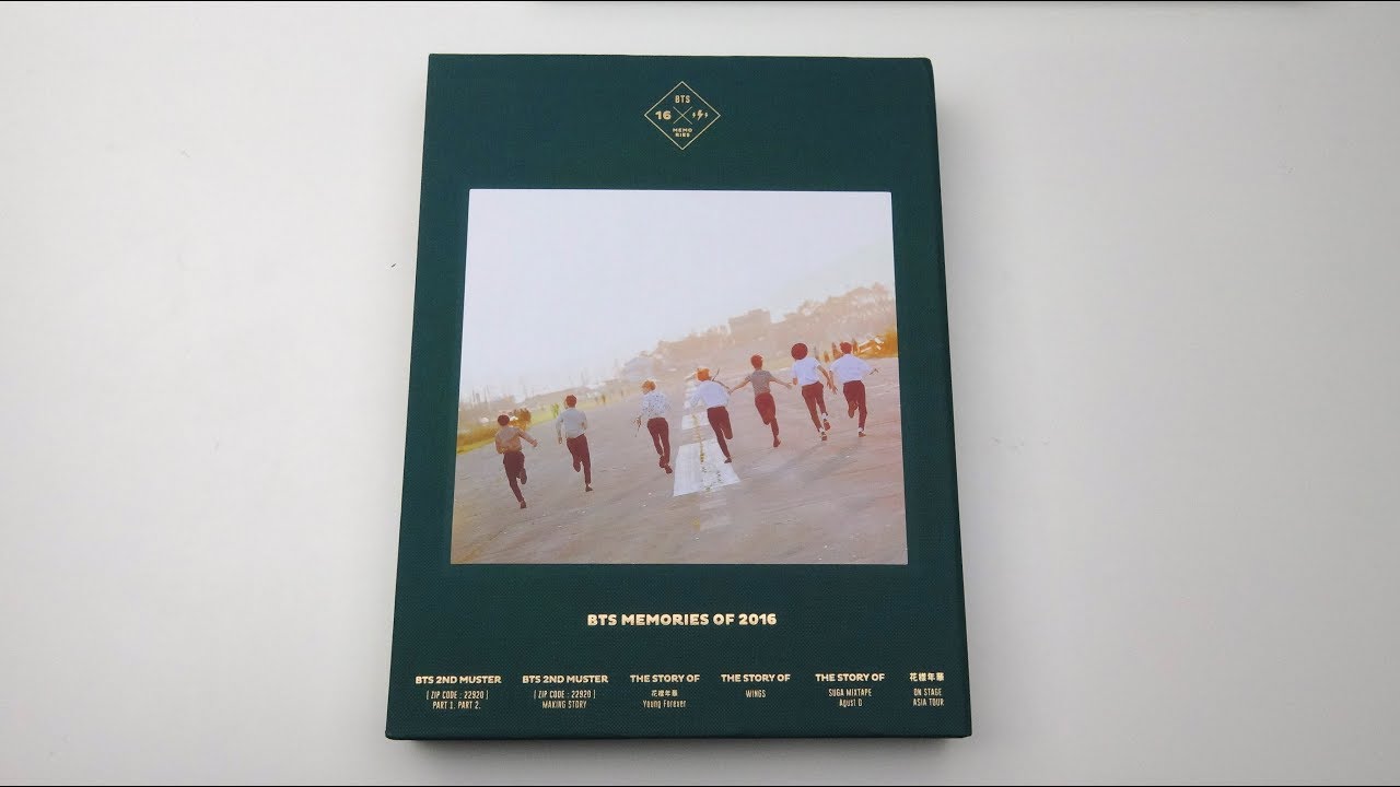 Unboxing BTS (Bangtan Boys) 방탄소년단 Memories of 2016 DVD