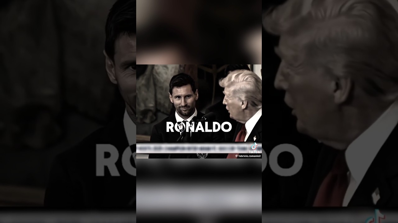 President Trump speeches to Ronaldo #donaldtrump #messi #ronaldo #football #fifa #uefa #worldcup