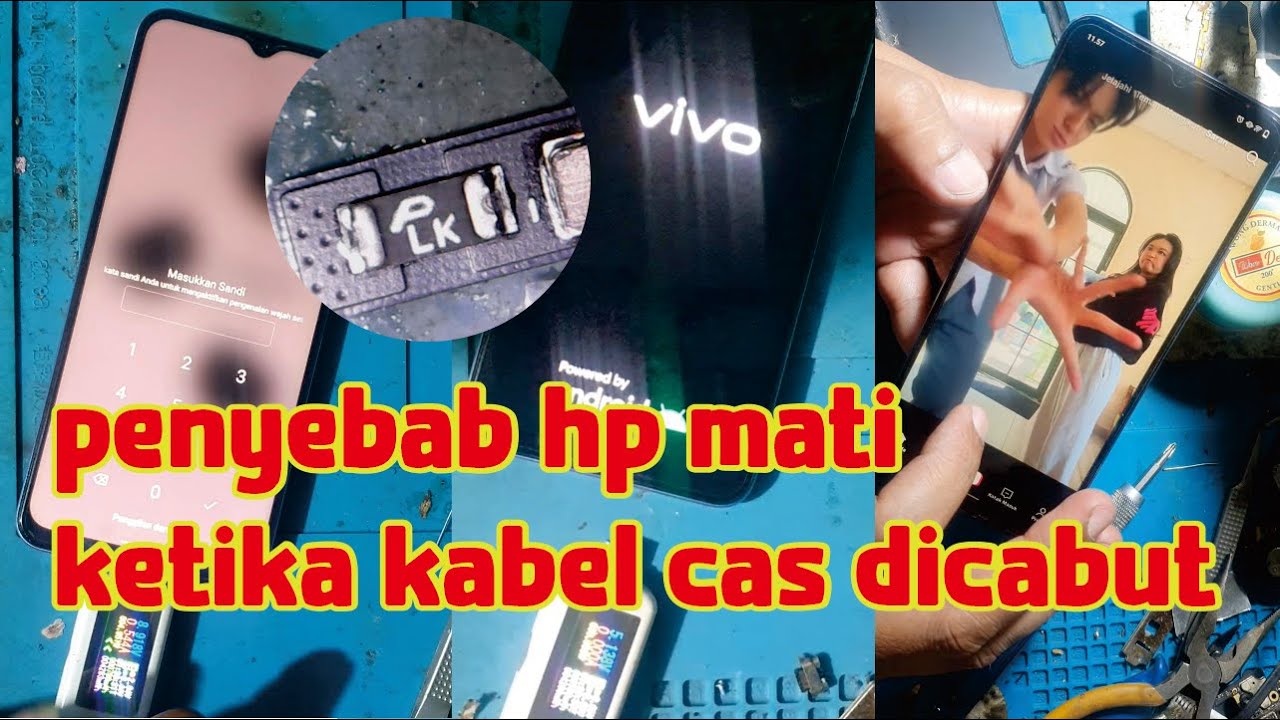saat charger di cabut hp mati hidup sendiri