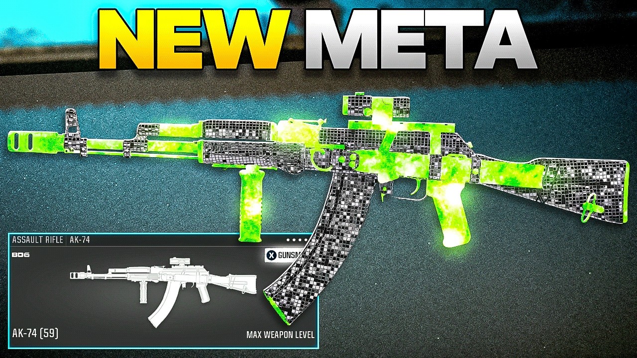 the *NEW* FASTEST KILLING AR in WARZONE!😍.. (Best AK-74 Class Setup)