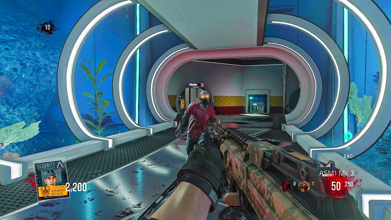 ADVANCED WARFARE ZOMBIES: DESCENT GAMEPLAY! (NO COMMENTARY)