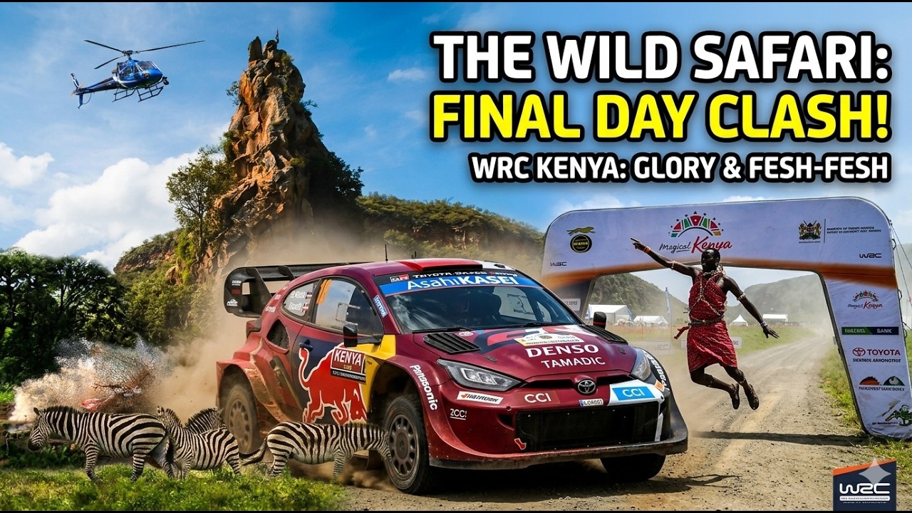The Wildest Race on Earth! 🇰🇪 Zebras, Dust, and Glory WRC Safari Rally Kenya 🏎️ Final Day Highlights