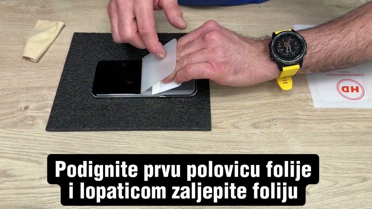 Hydrogel zaštitna folija - Upute za postavljanje #gsmshophr