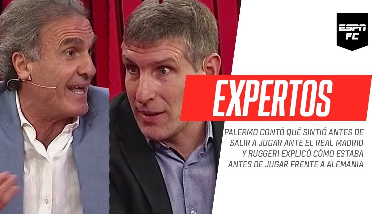 #Palermo y #Ruggeri contaron qué sintieron antes de salir a jugar ante #RealMadrid y #Alemania