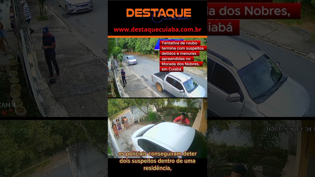 Tentativa de roubo termina com suspeitos detidos no Morada dos Nobres, em Cuiab&aacute;