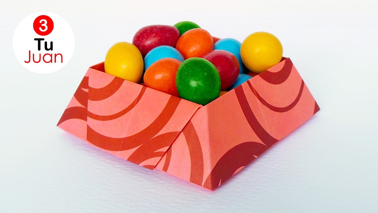 Caja de Papel para Dulces - DIY | JuanTu3