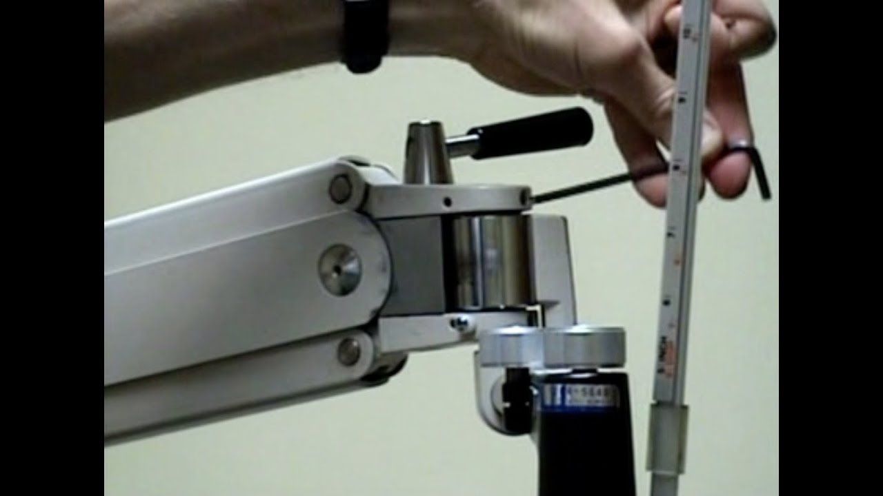 Adjusting the Marco Phoroptor Arm, 2015