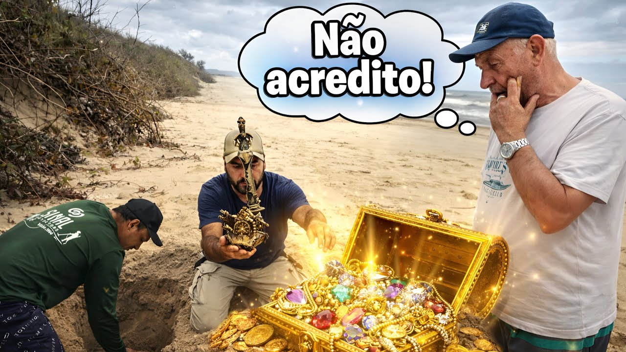 Eles encontraram algo inacreditável enterrado
