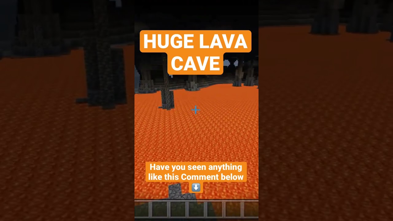 HUGE LAVA CAVE??!?!??!?! #gaming #minecraft #inevermine #hytale
