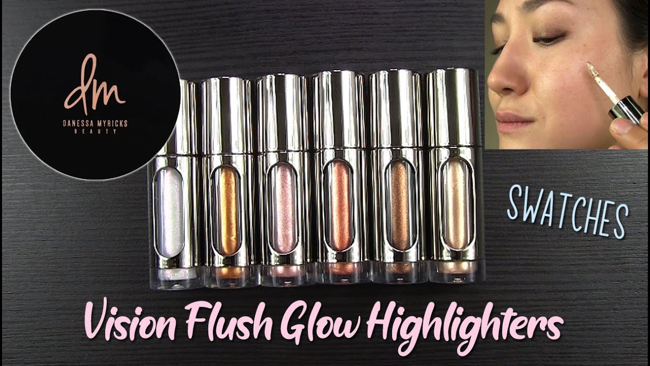 Danessa Myricks Vision Flush Glow Highlighter // SWATCHES & REVIEW