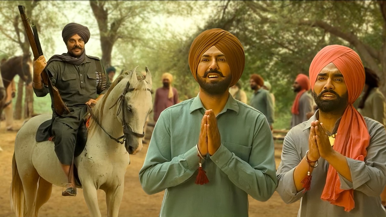 गज्जना गोली चलाईया?..ना में नई चलाई पाप्पे ने ना चलाई होवे | Sarbala Ji | #punjabi #moviescenes