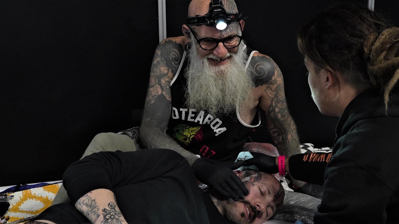 Brent Mccown- Traditional Hand Tapping Tattoo- 7. Maastricht Tattoo Expo 25.03.2023