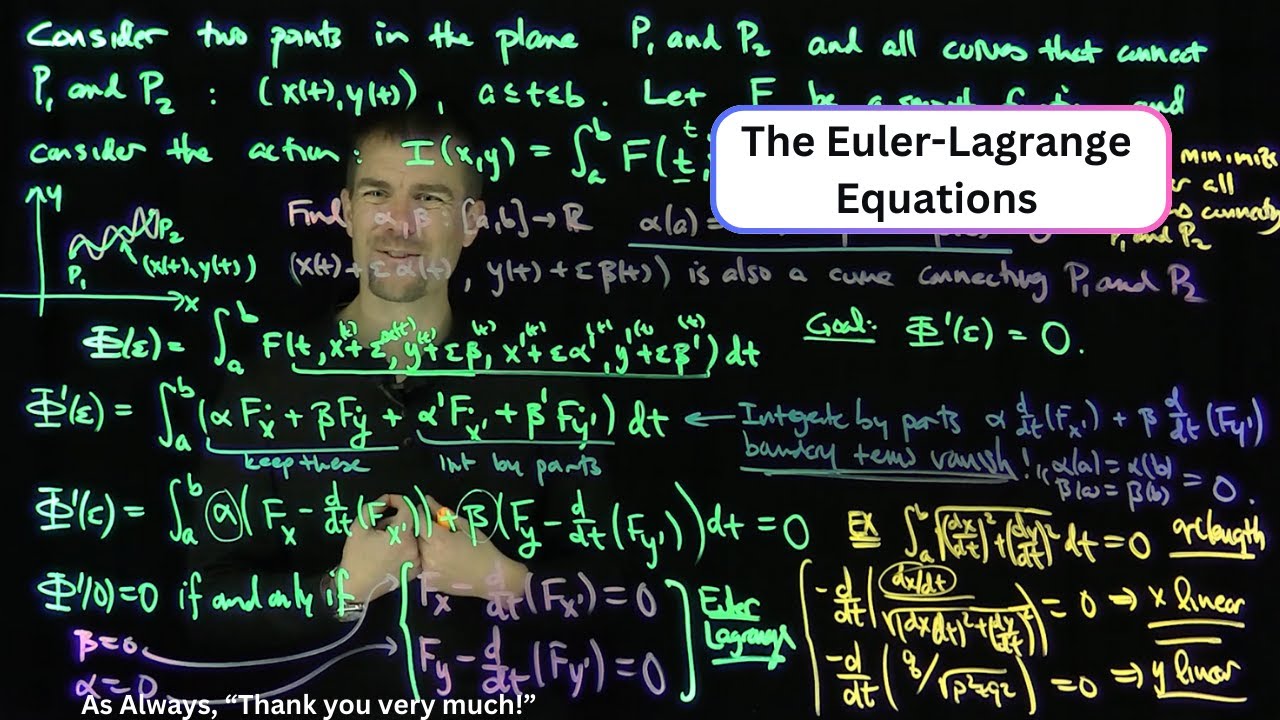 The Euler-Lagrange Equations