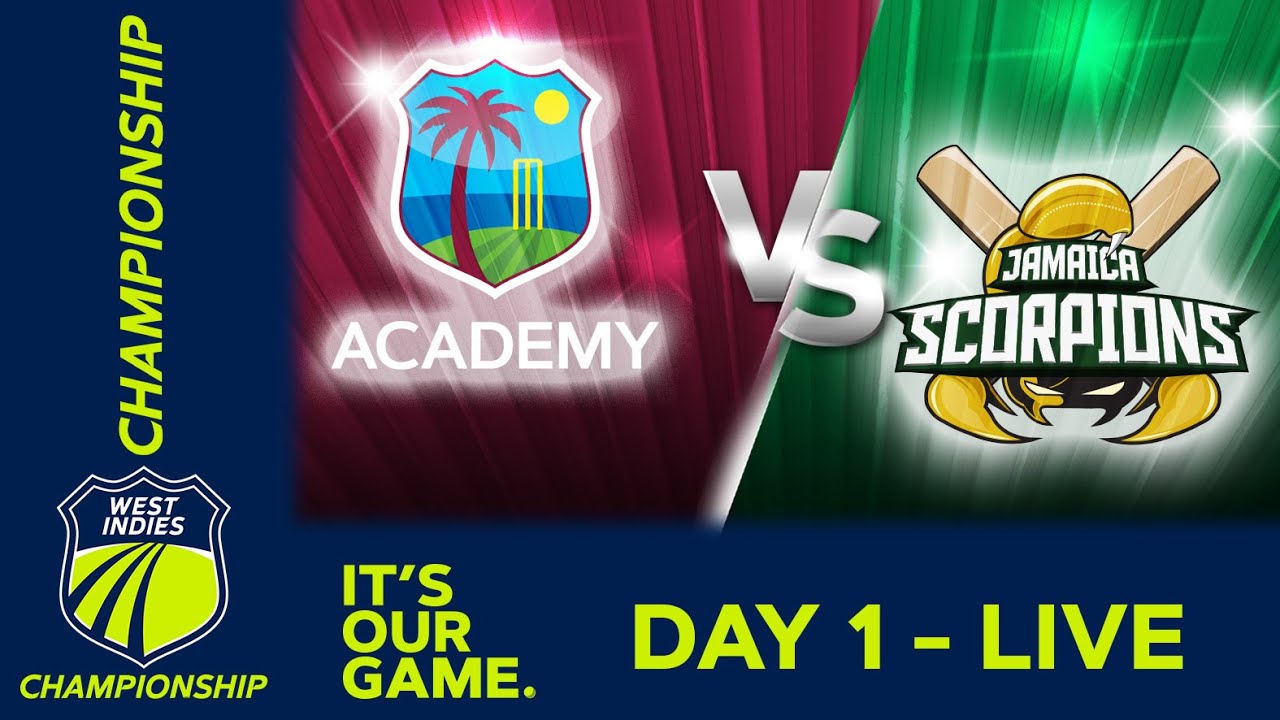 🔴 LIVE WI Academy v Jamaica - Day 1 | West Indies Championship 2024 | Wednesday 13th March