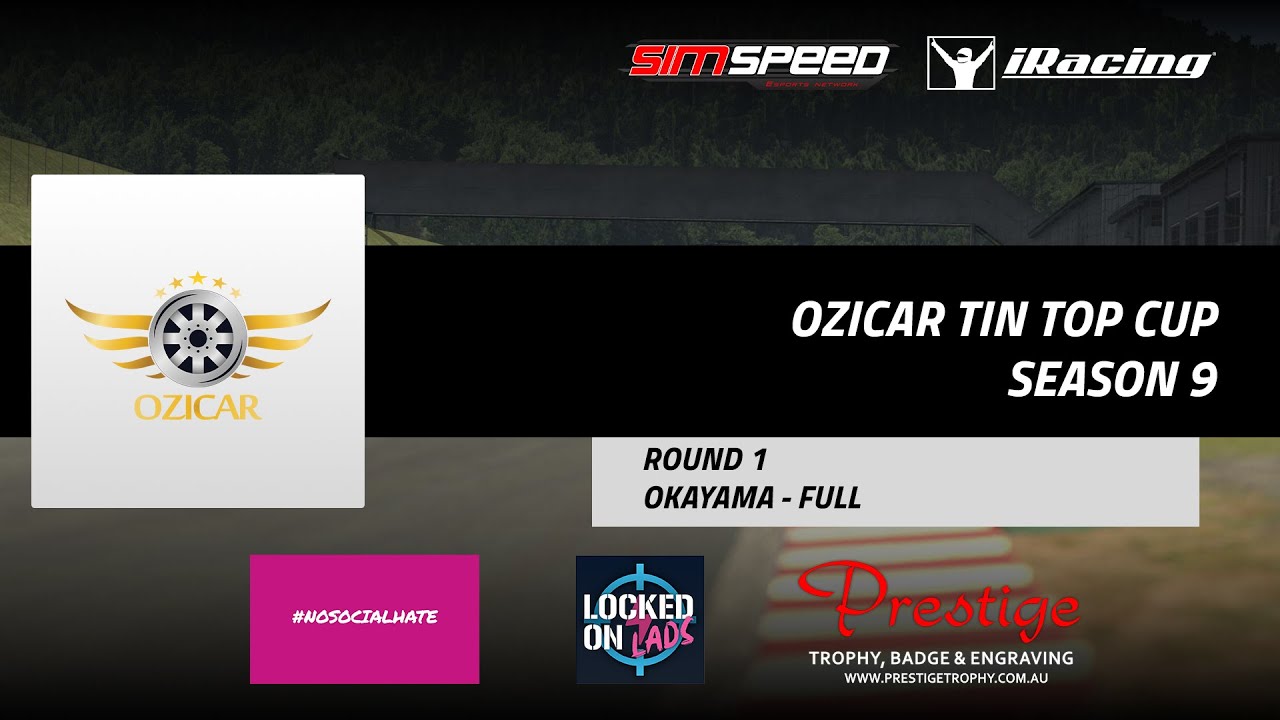 iRacing // Ozicar Tin Top Cup // Season 9 - Round 1 at Okayama