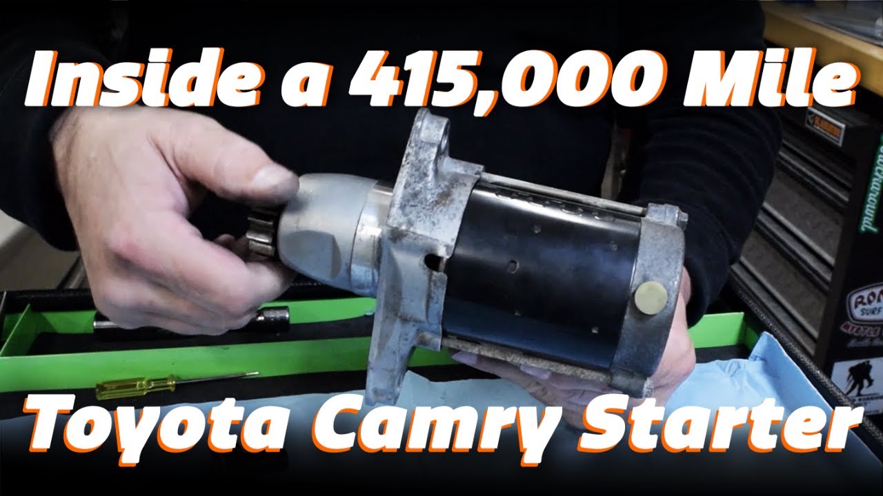 Восстановление стартера Toyota Camry 2004 года после 415 000 миль пробега - Underdog Garage